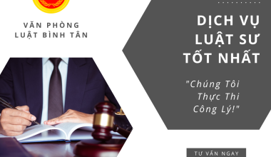 Dịch Vụ Luật Sư Tư Vấn Pháp Lý Hàng Đầu Tphcm