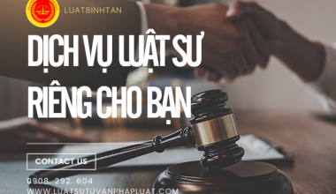 Dịch Vụ Luật Sư Riêng Cho Tổ Chức, Cá Nhân
